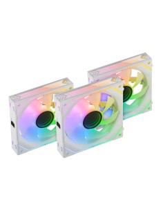 MF-LINKFINITYKIT, Kit 3x Ventiladores Modulares PWM 120mm, Sistema de Conexión LINKFINITY, Iluminación Infinity Mirror ARGB 360º